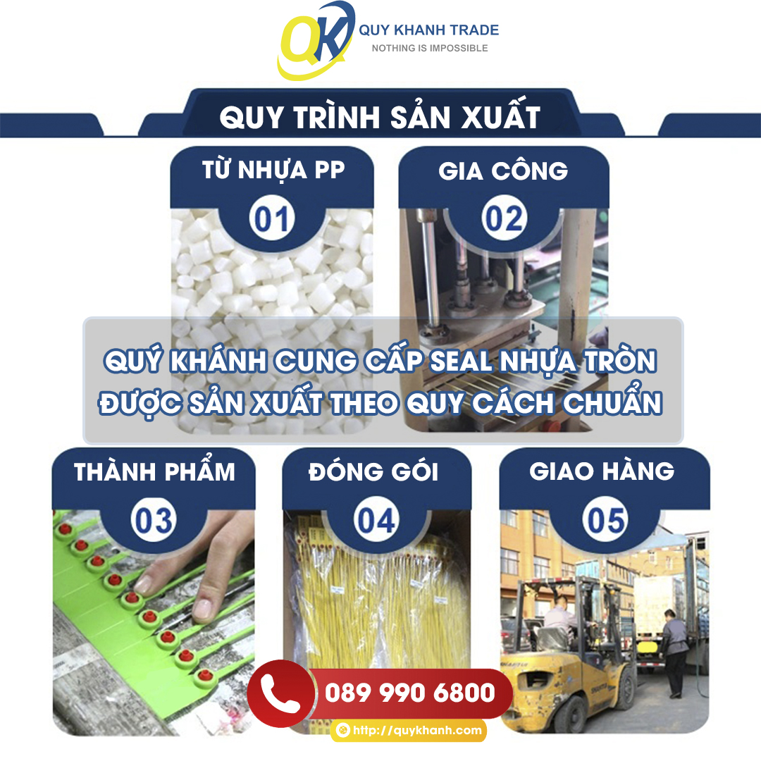 Seal nhựa tròn lõi khoá thép: Từ A đến Z điều cần biết