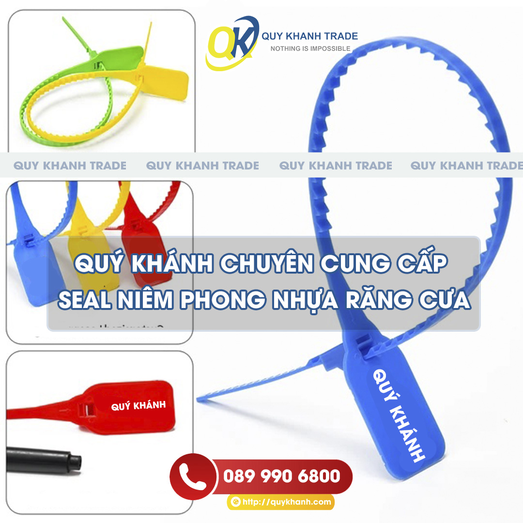 Seal niêm phong nhựa răng cưa - Niêm phong hàng hóa tốt nhất