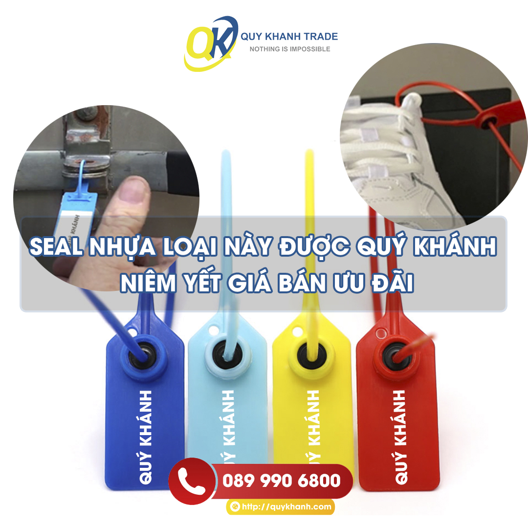 giá bán của Seal nhựa khóa thép