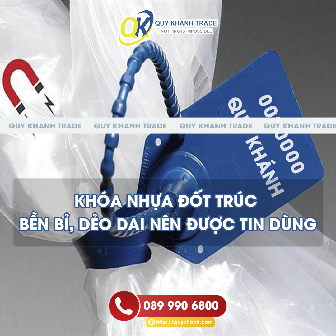 khóa nhựa đốt trúc bền bỉ dẻo dai