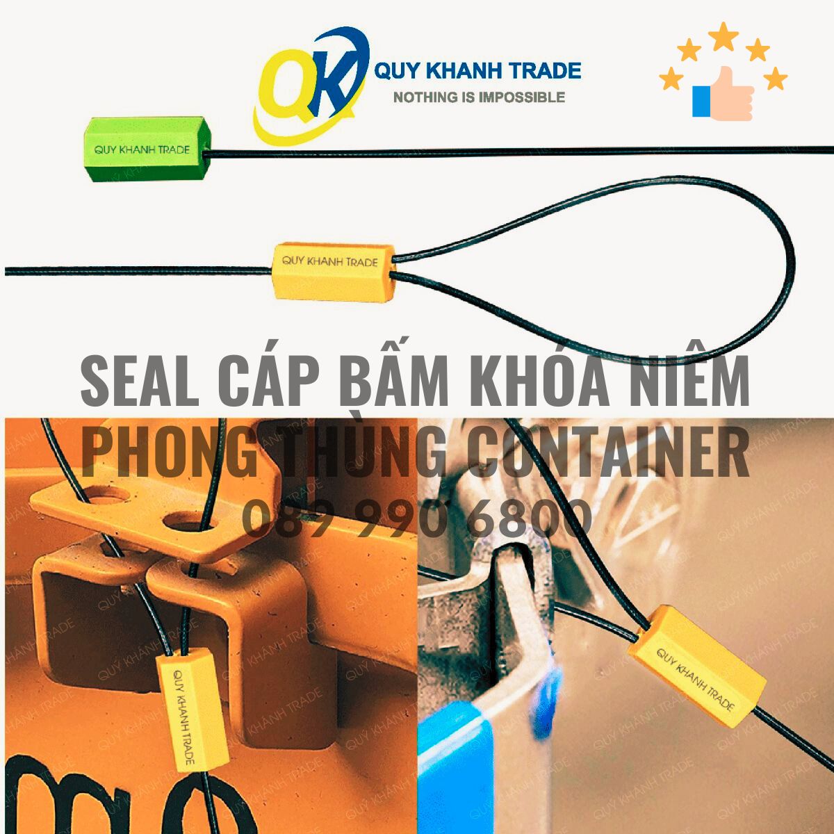 seal cáp bấm chuyên dùng niêm phong thùng hàng