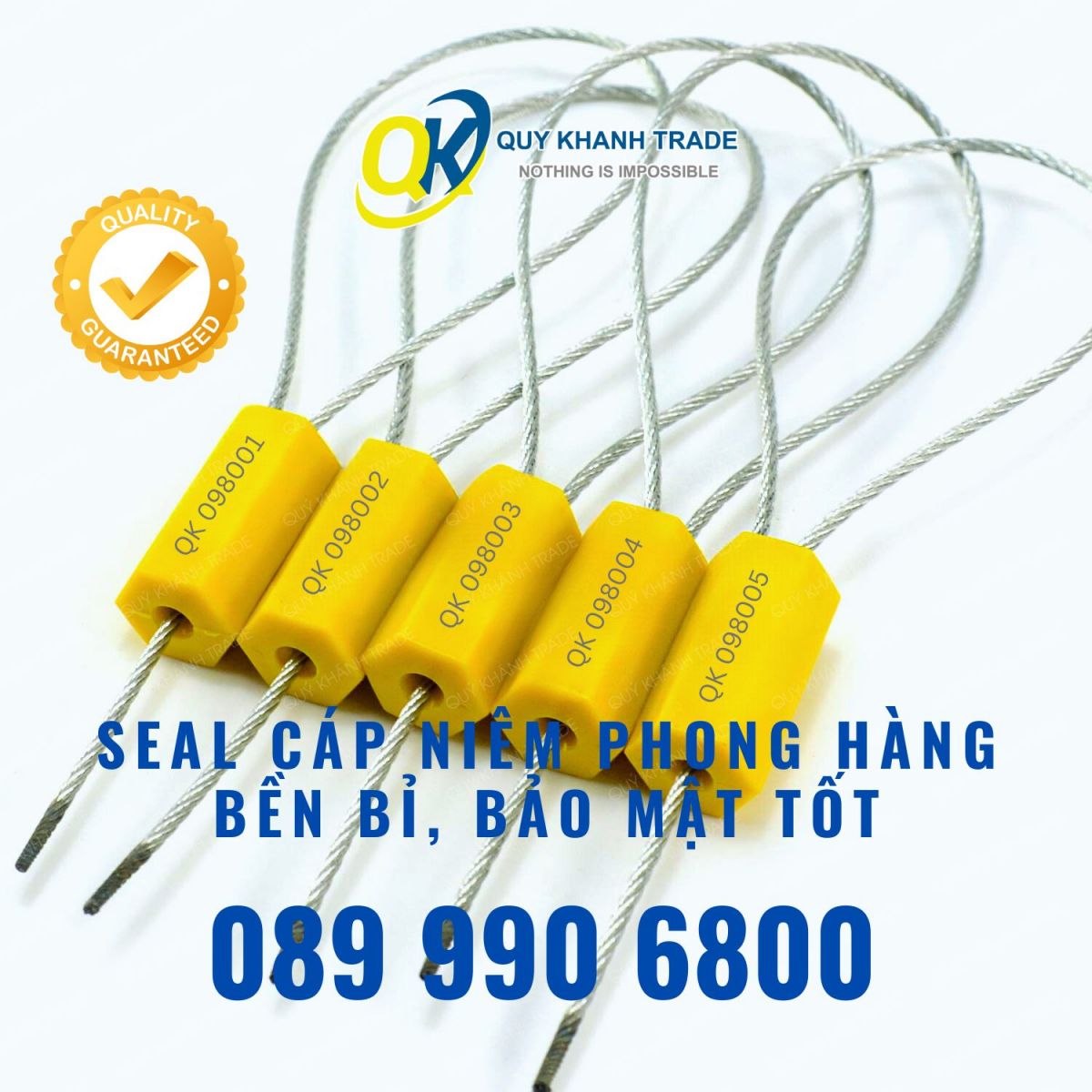 seal niêm phong cáp bảo mật tốt