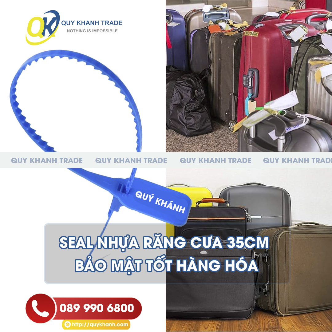 seal niêm phong nhựa răng cưa 35cm chống thất thoát hiệu quả