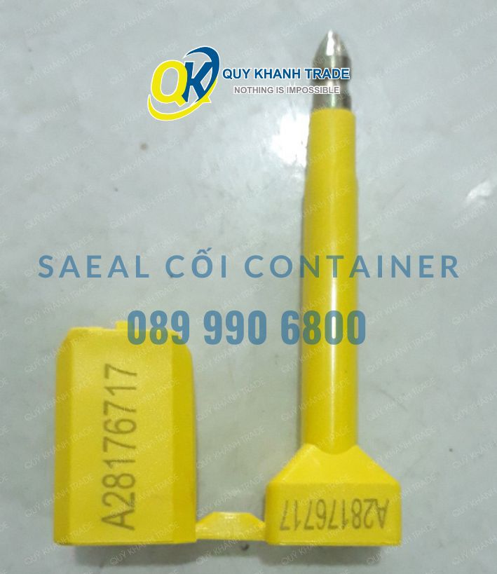 trên seal cối container được in rất nhiều thông tin quan trọng