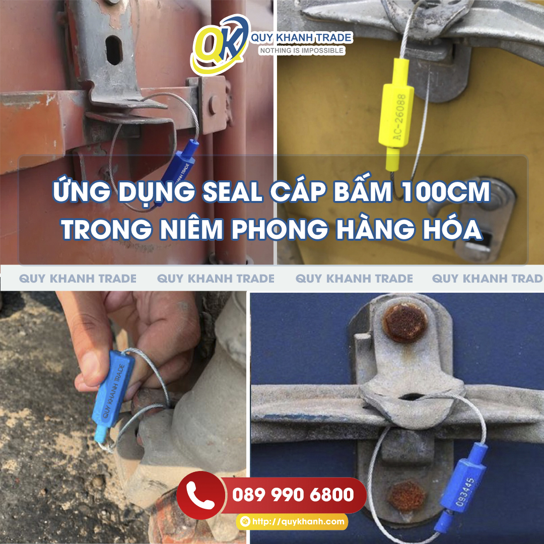 ứng dụng seal niêm phong cáp bấm 100cm đa năng, tiện lợi